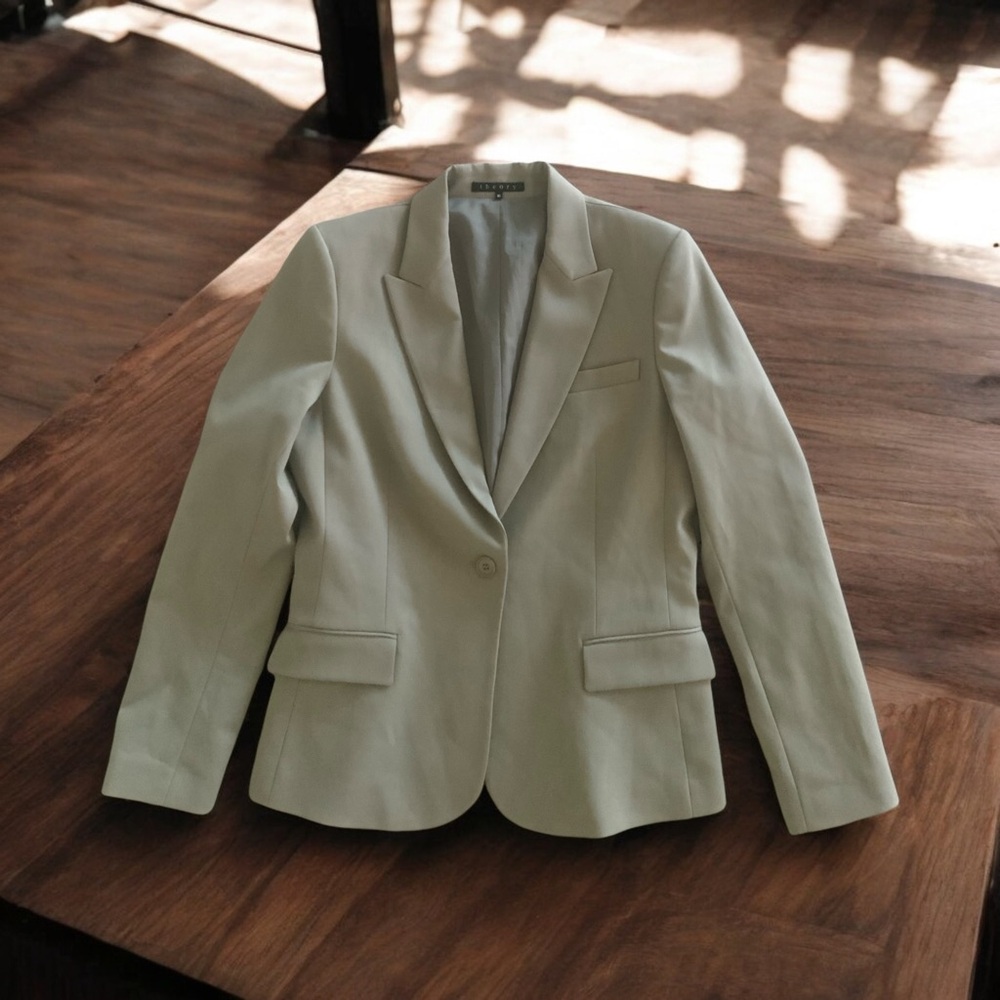 Theory Single Button Blazer Size 10 - image 2